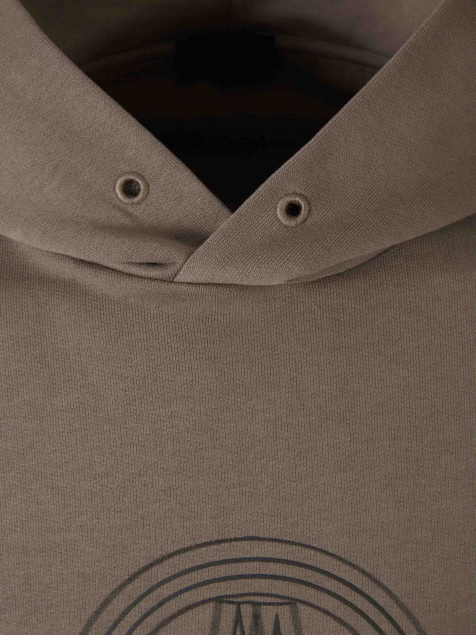Logo Cotton Sweatshirt Moncler – Гарантія оригінальності – детальний вид - MONCLER