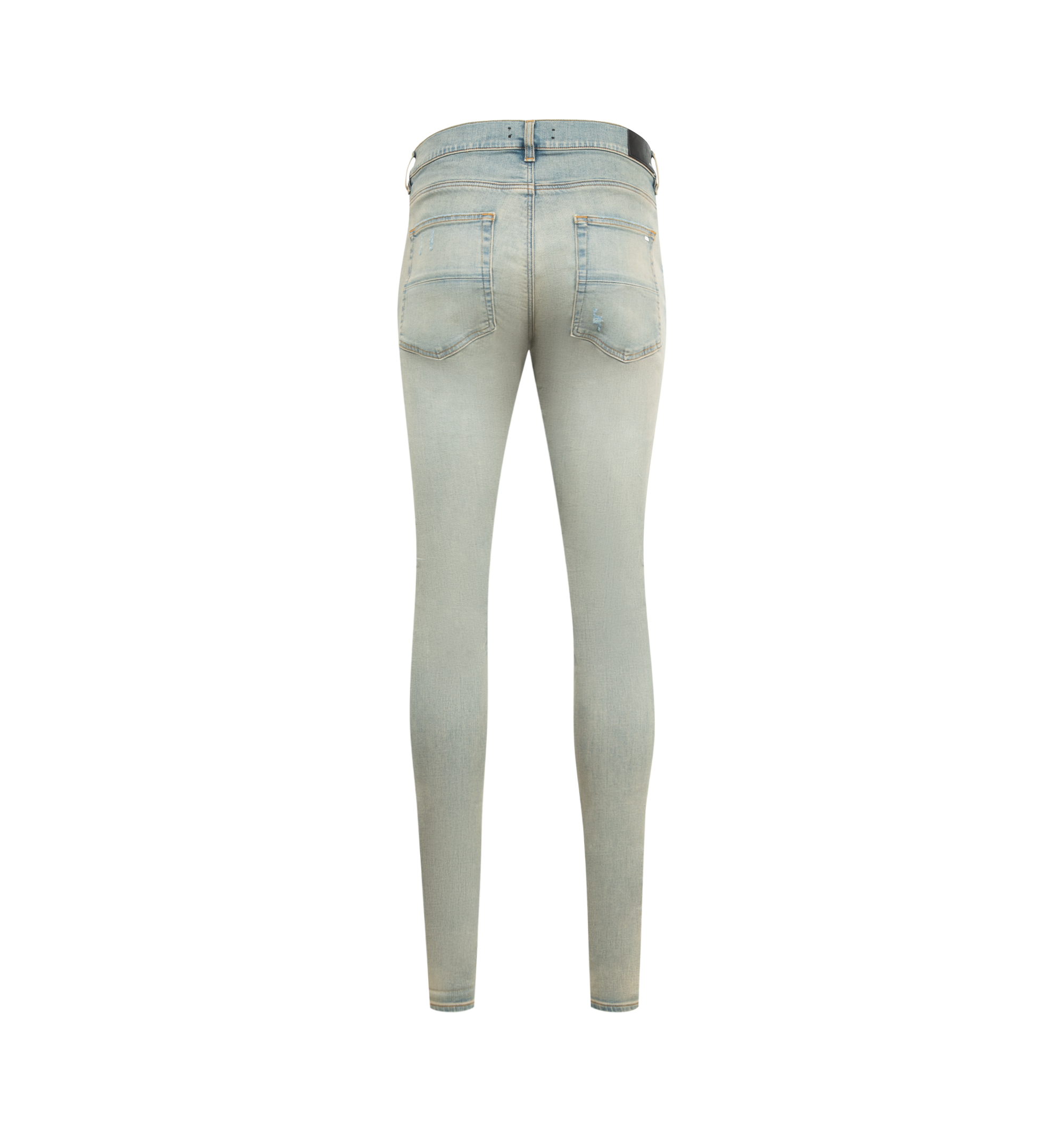 Оригінальна Mx1 Ultrasuede Jeans Amiri – вид ззаду