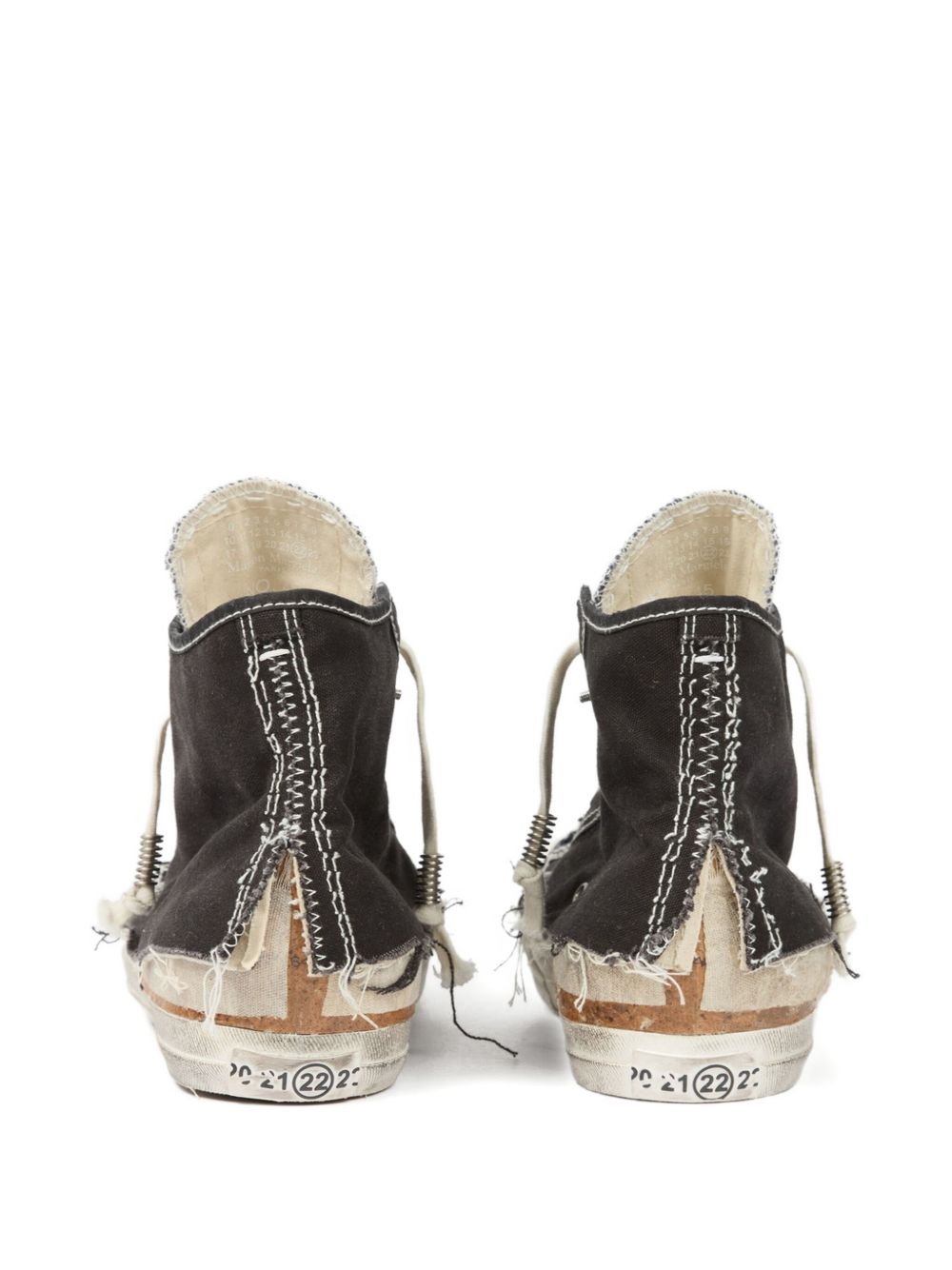 Distressed High-Top Sneakers Maison margiela – Гарантія оригінальності – детальний вид