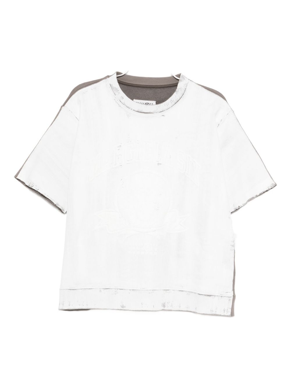 Ribbed-Hem T-Shirt Maison margiela – Гарантія оригінальності – боковий вид