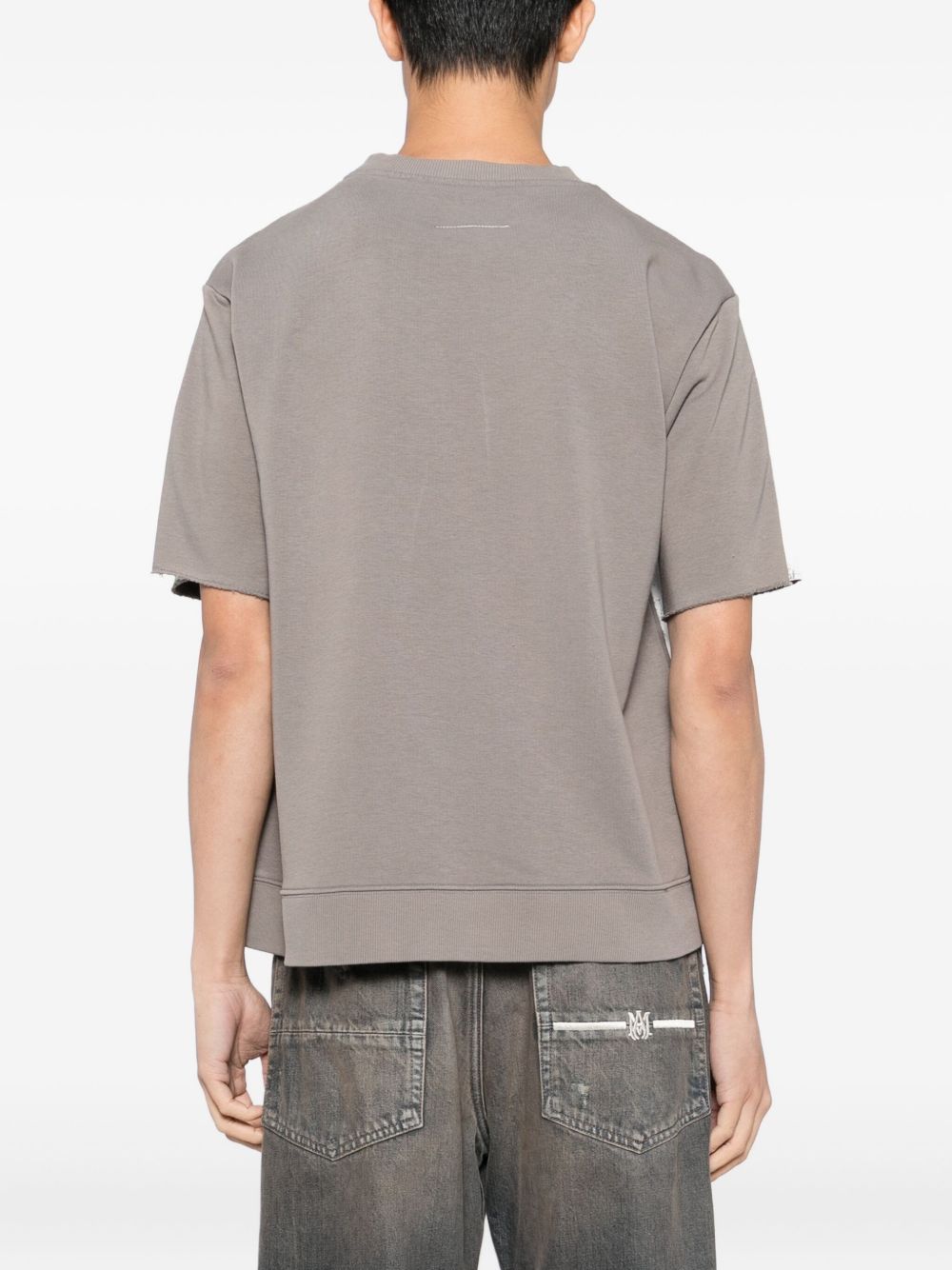 Ribbed-Hem T-Shirt Maison margiela – Гарантія оригінальності – детальний вид
