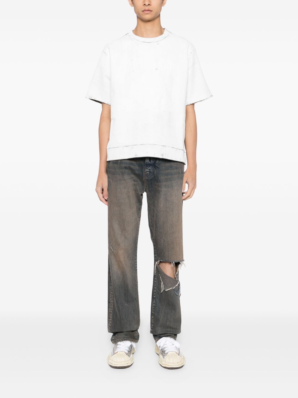 Ribbed-Hem T-Shirt Maison margiela – Гарантія оригінальності – збільшений вид