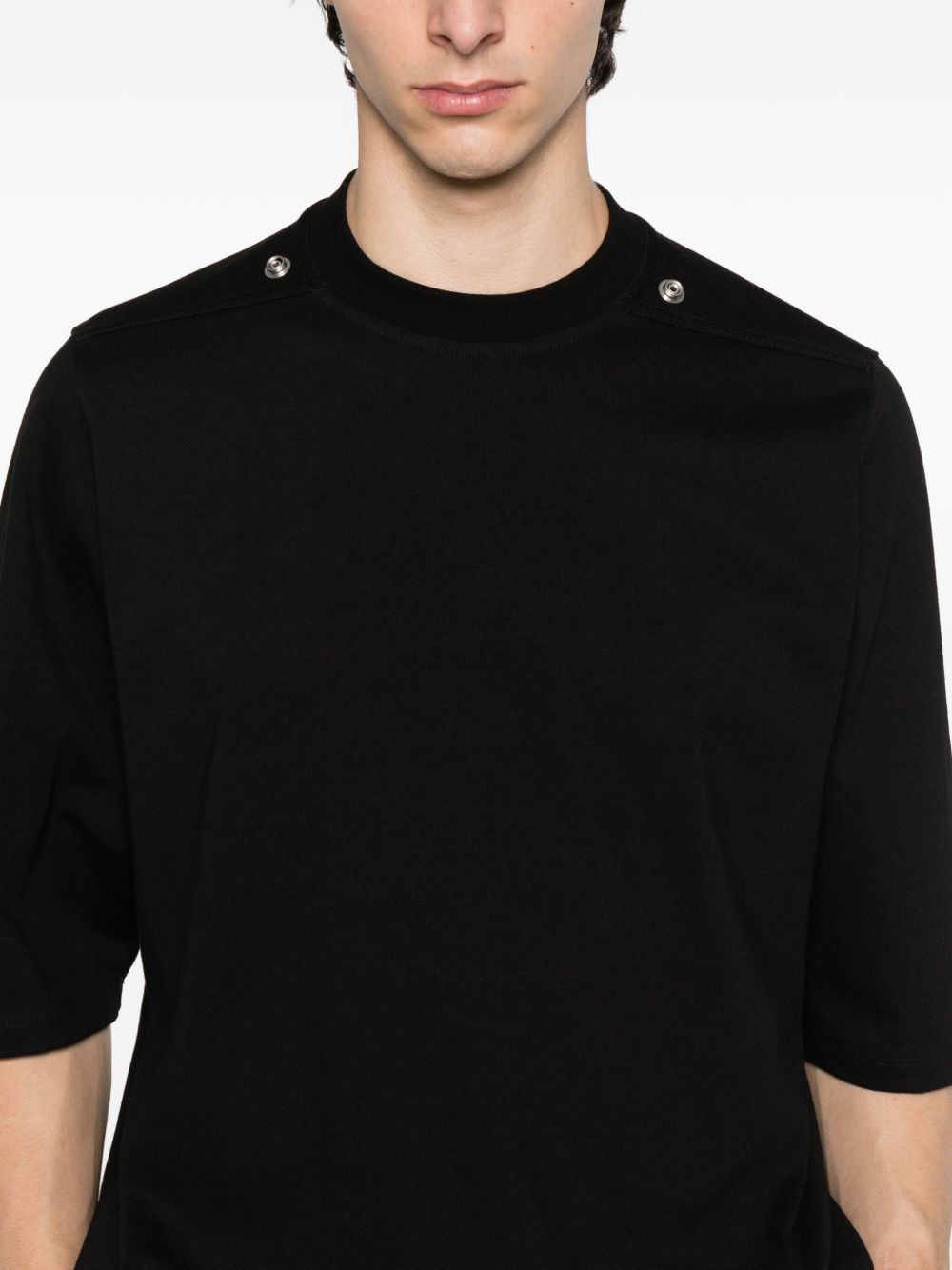 Оригінальна Stud-Detailed Organic Cotton T-Shirt Rick owens – детальний вид