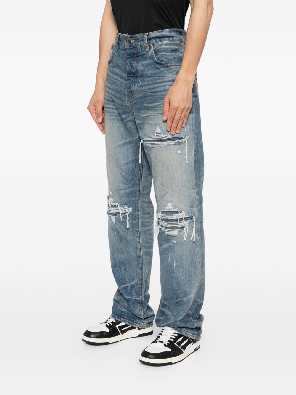 Оригінальна Pleated Straight Jeans Amiri – детальний вид