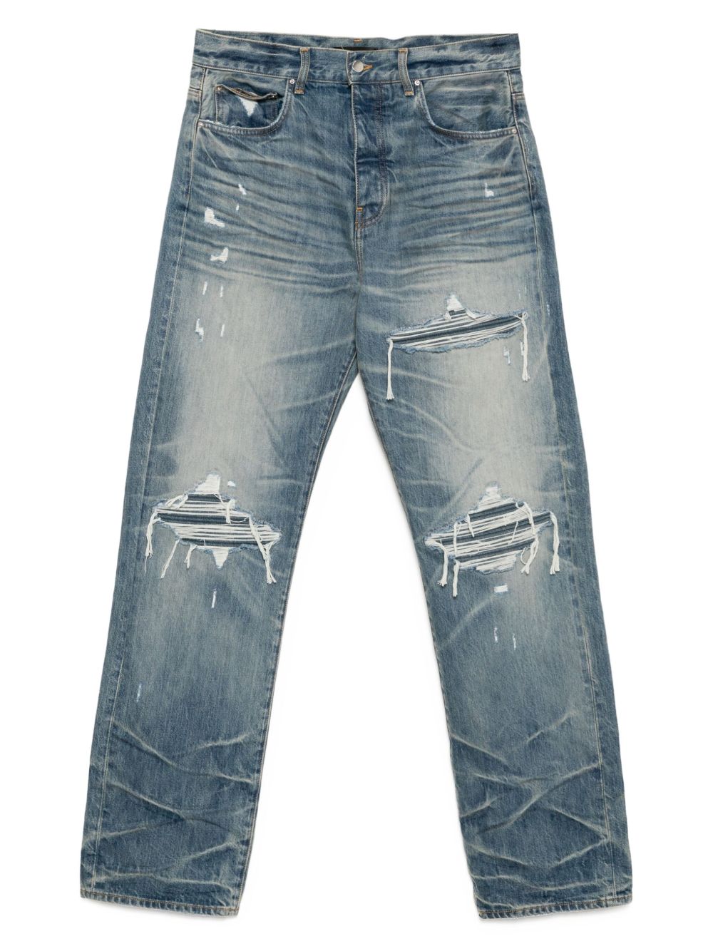 Оригінальна Pleated Straight Jeans Amiri – боковий вид