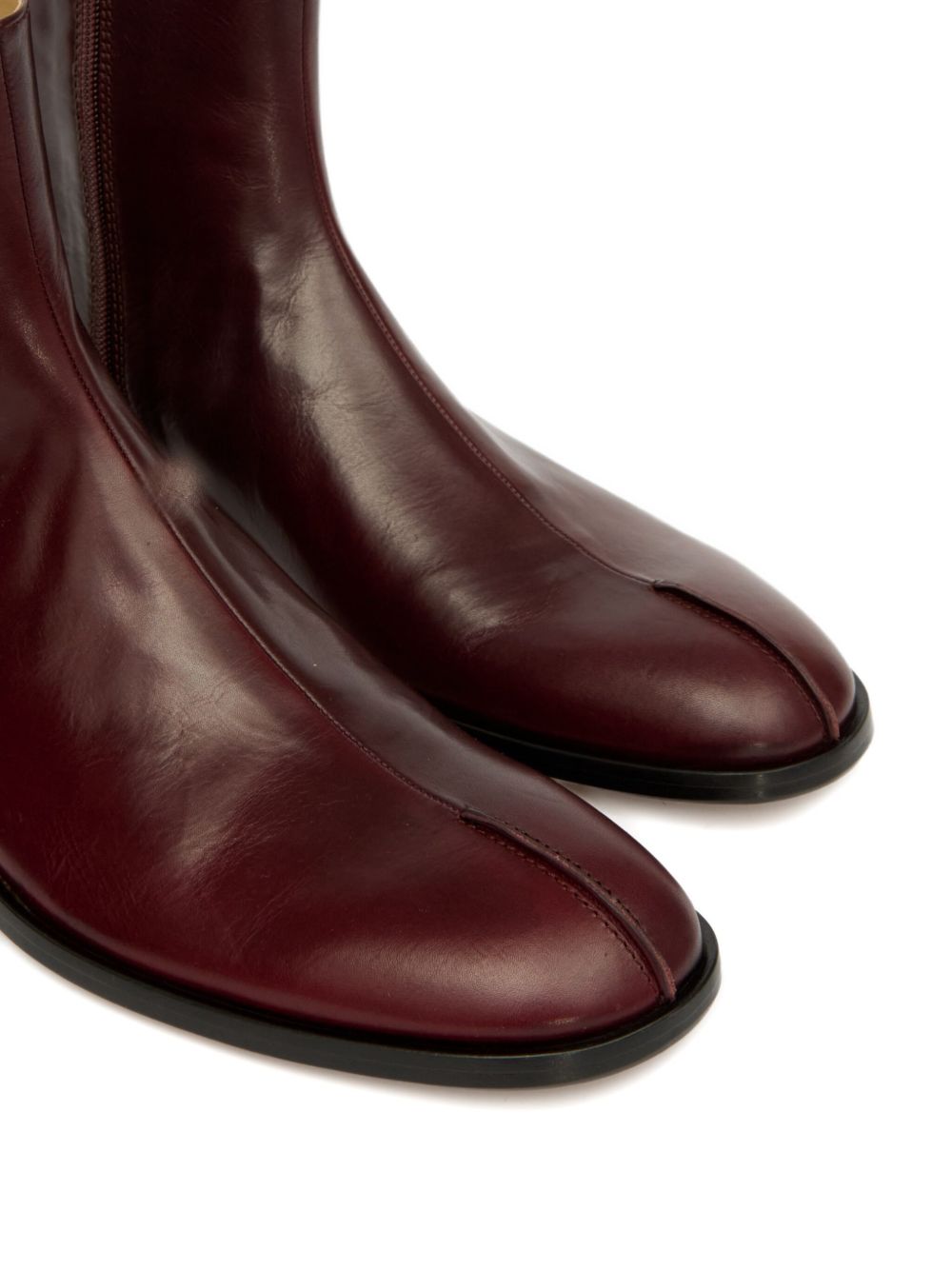 Оригінальна Leather Ankle Boots Maison margiela – вид ззаду