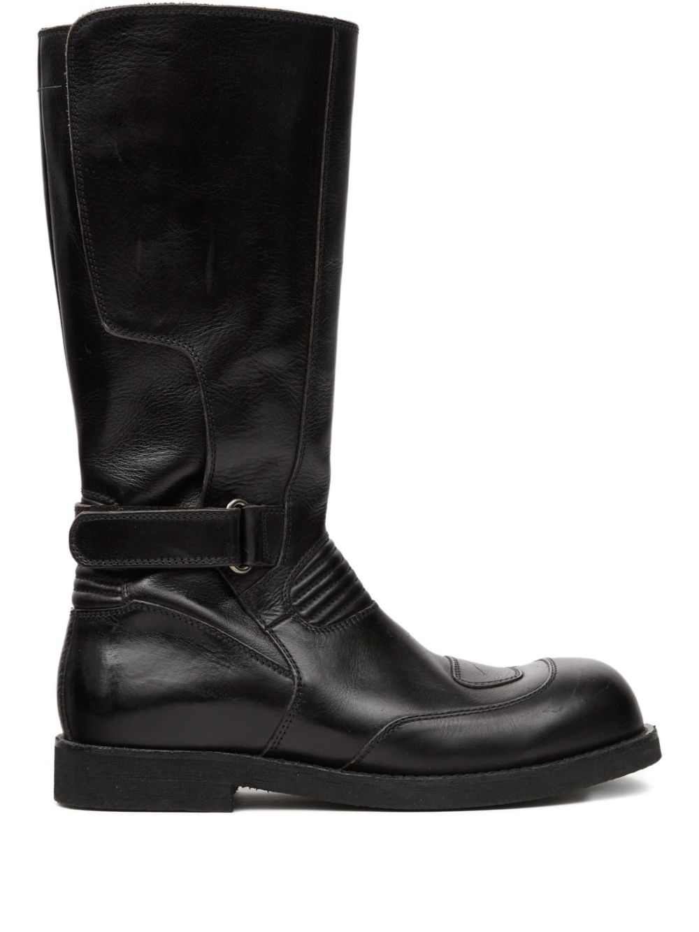 Оригінальна Leather Biker Boots Maison margiela – боковий вид