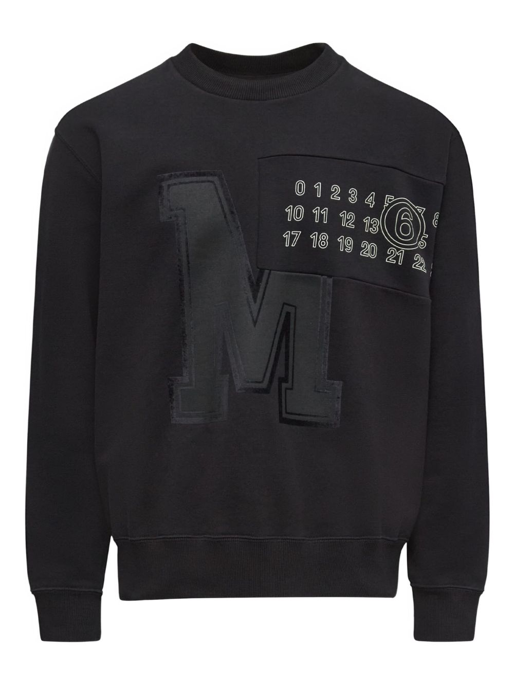 Appliqué Logo Sweatshirt Maison margiela оригінал – Купити в Україні – боковий вид
