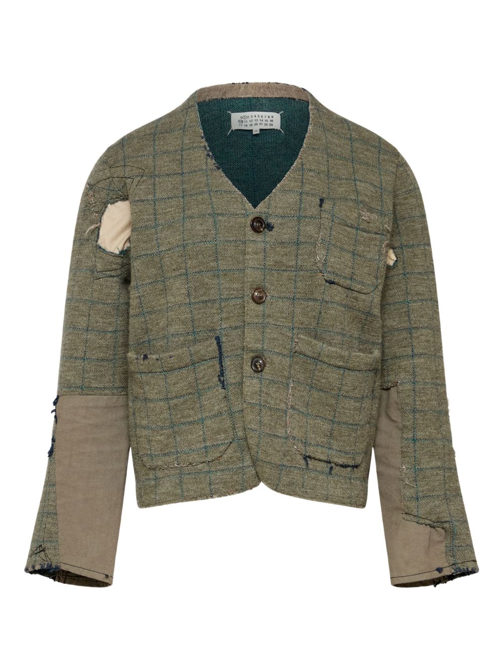 Virgin-Wool Cardigan Maison margiela оригінал – Купити в Україні – боковий вид