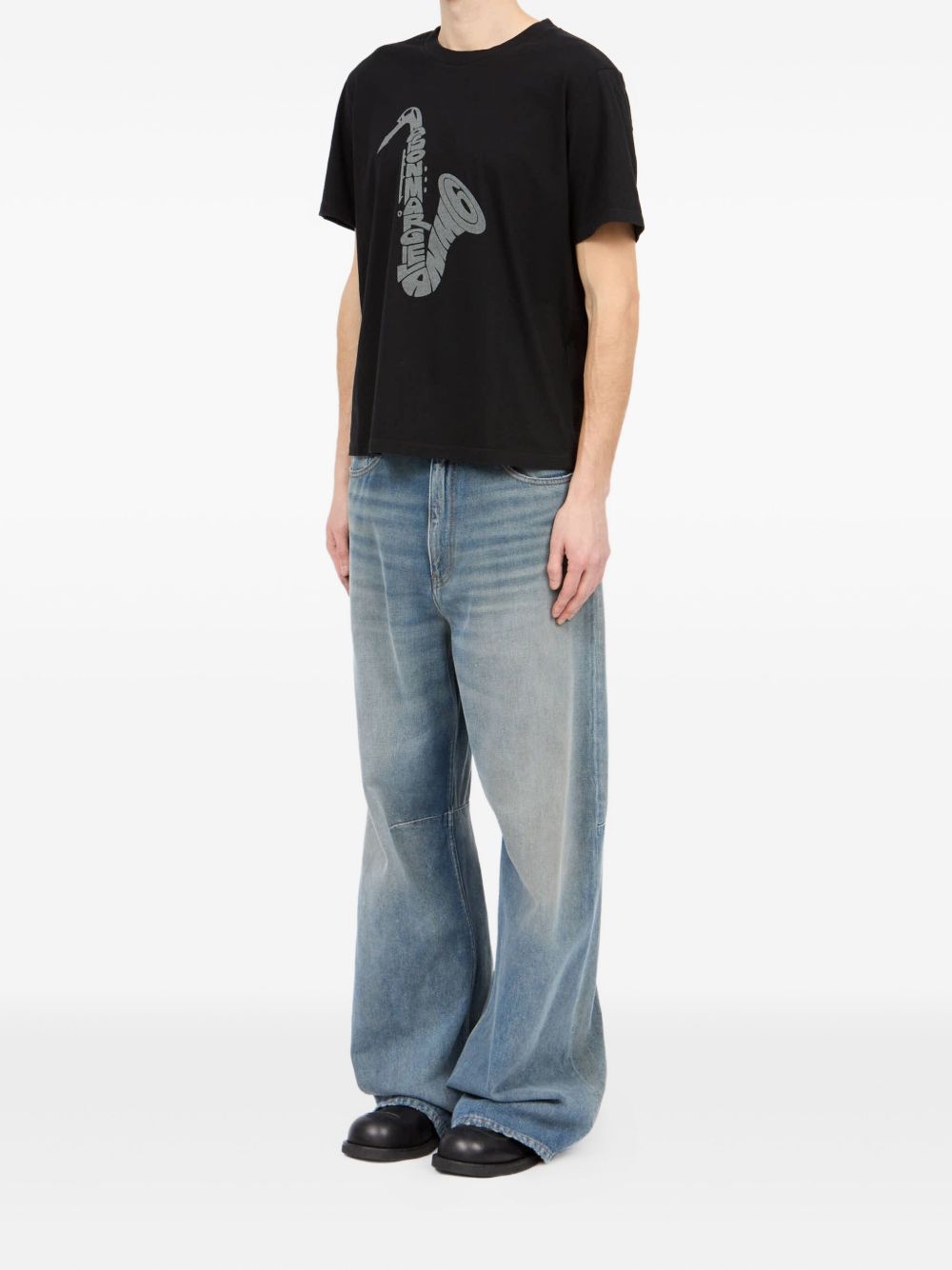 Оригінальна Saxophone-Print T-Shirt Maison margiela – детальний вид