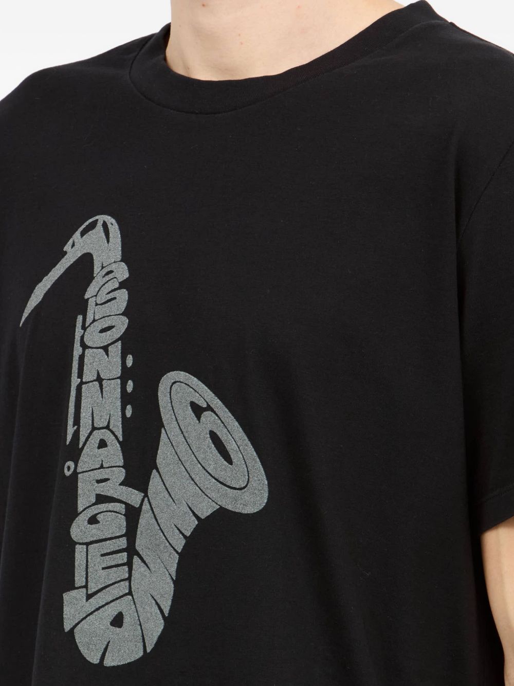 Оригінальна Saxophone-Print T-Shirt Maison margiela – збільшений вид
