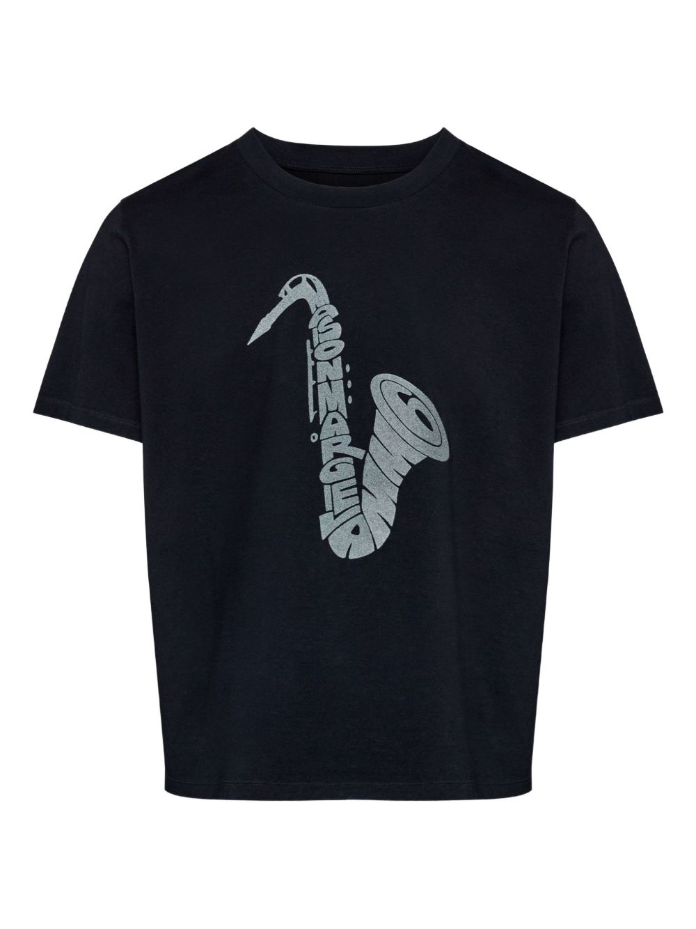 Оригінальна Saxophone-Print T-Shirt Maison margiela – боковий вид