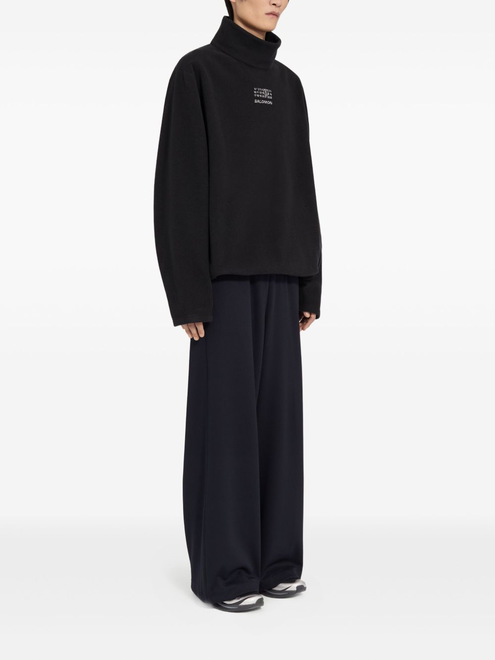 Logo Turtleneck Sweatshirt Maison margiela – Гарантія оригінальності – вид ззаду
