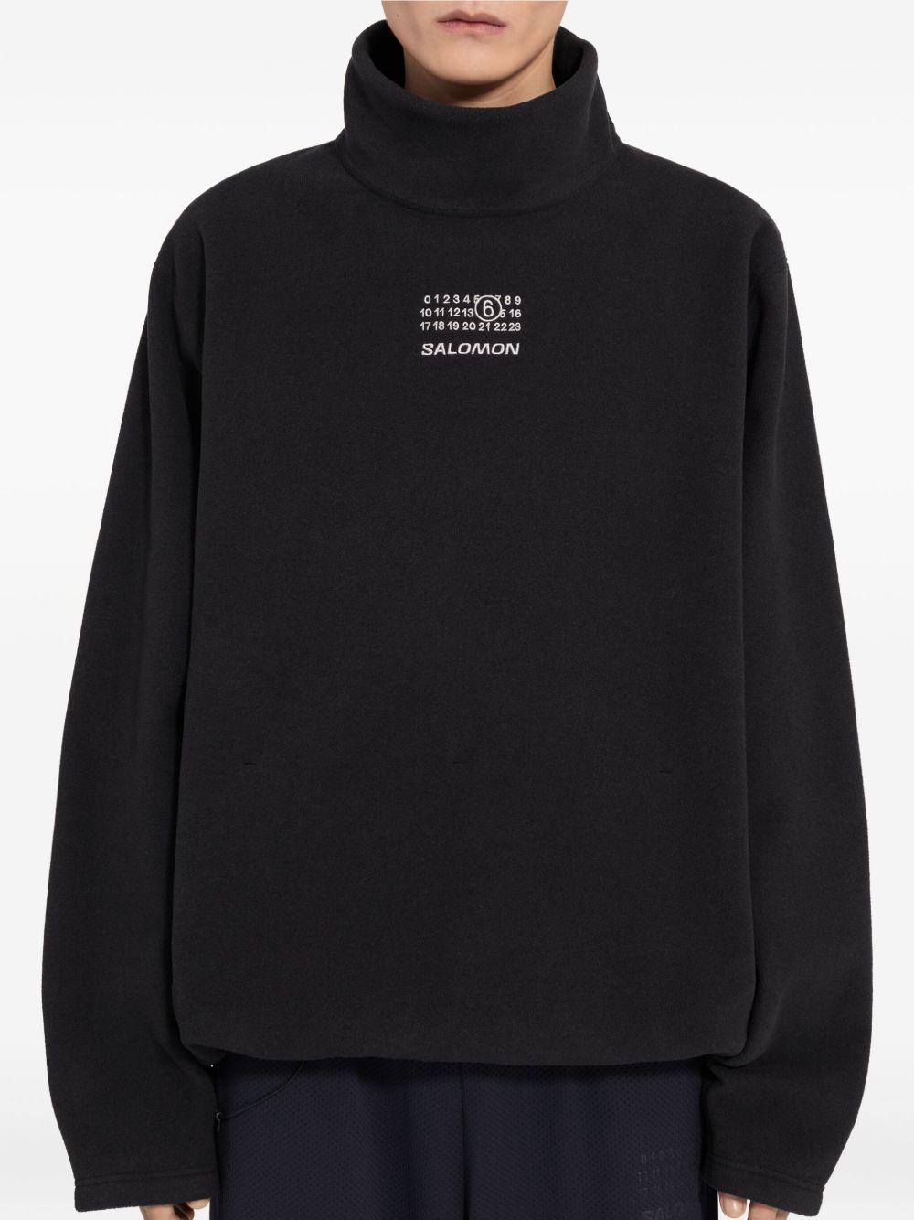 Logo Turtleneck Sweatshirt Maison margiela – Гарантія оригінальності – детальний вид