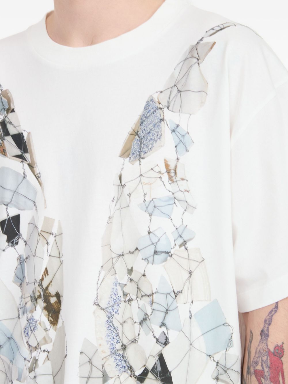 Fragmented Wings Graphic T-Shirt Maison margiela оригінал – Купити в Україні – збільшений вид