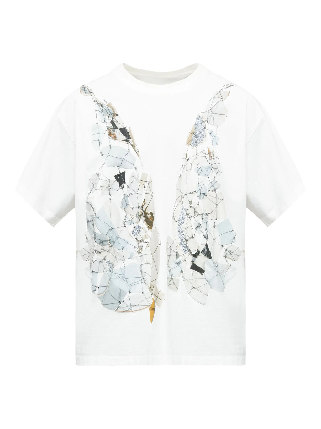 Fragmented Wings Graphic T-Shirt Maison margiela оригінал – Купити в Україні – боковий вид
