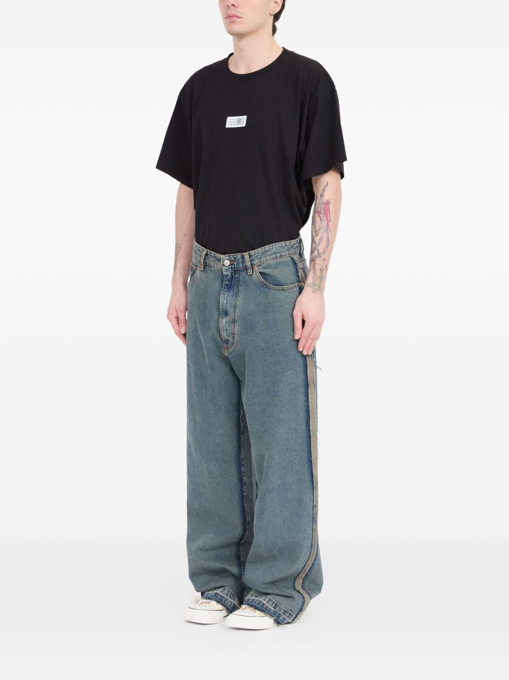 Inside-Out Straight-Leg Jeans Maison margiela – Гарантія оригінальності – вид ззаду