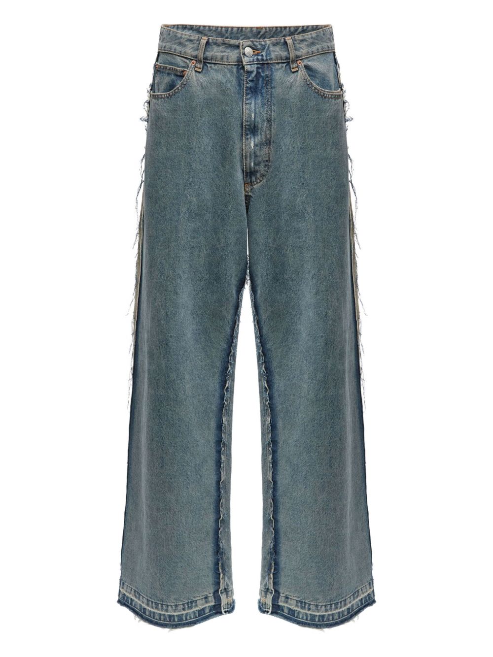 Inside-Out Straight-Leg Jeans Maison margiela – Гарантія оригінальності – боковий вид