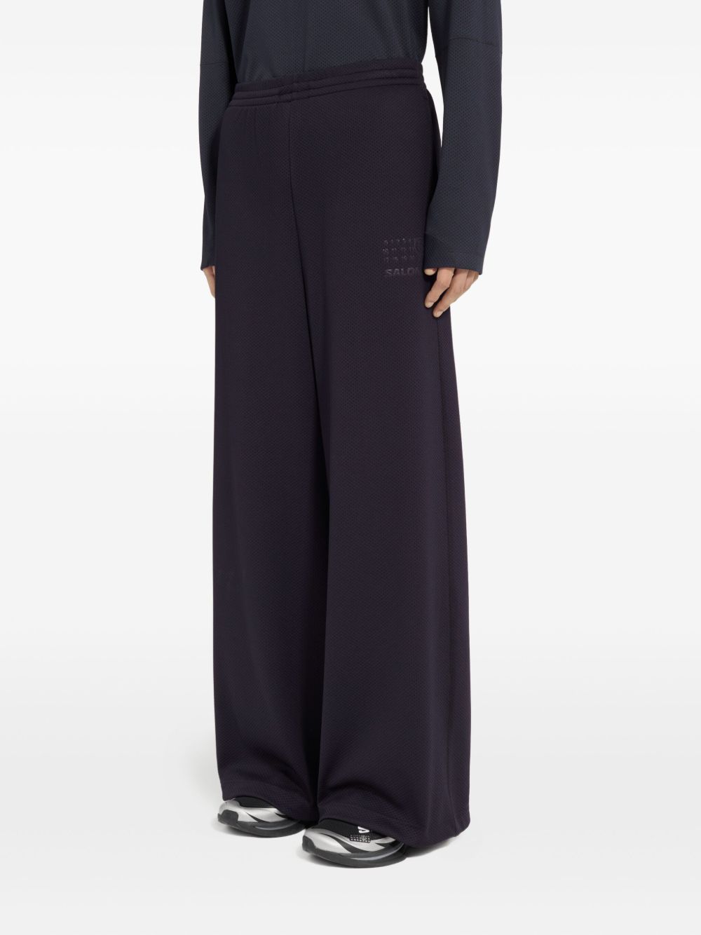Drawstring-Cuff Logo-Print Trousers Maison margiela – Гарантія оригінальності – детальний вид