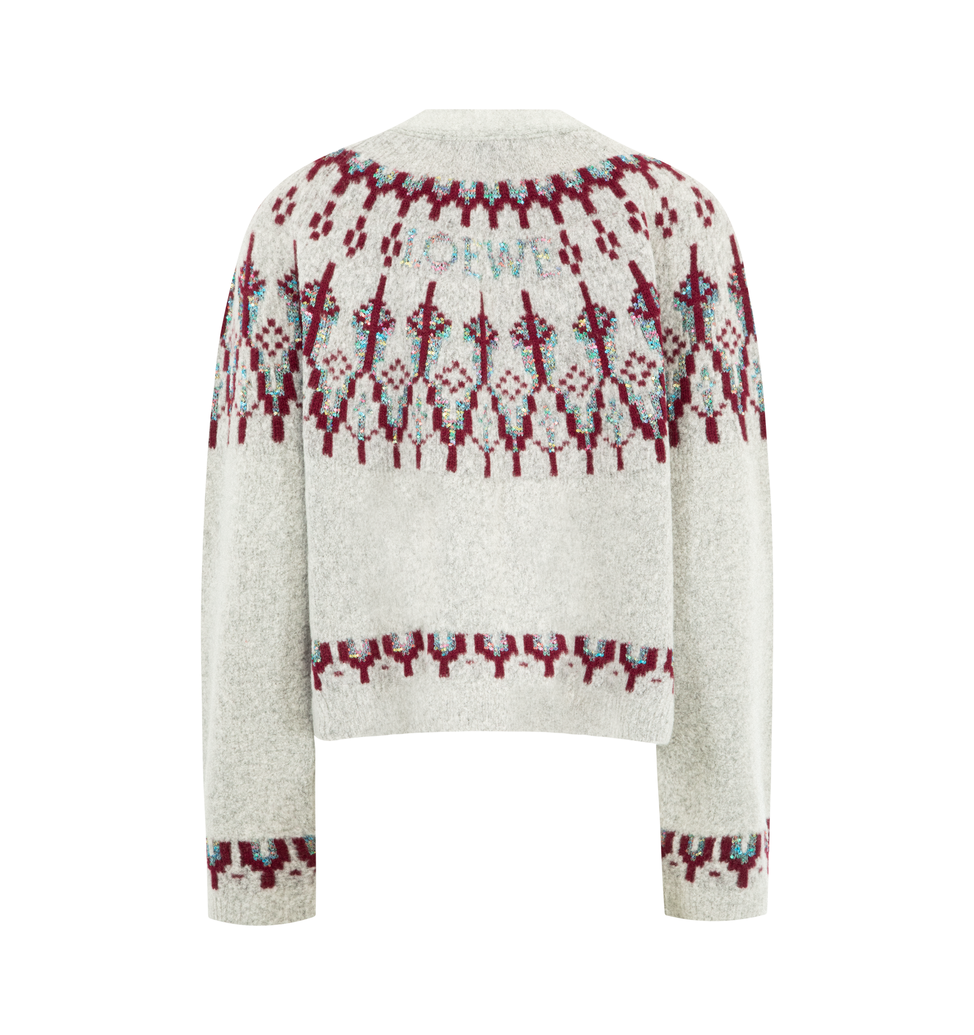 Оригінальна Cardigan Loewe – вид ззаду