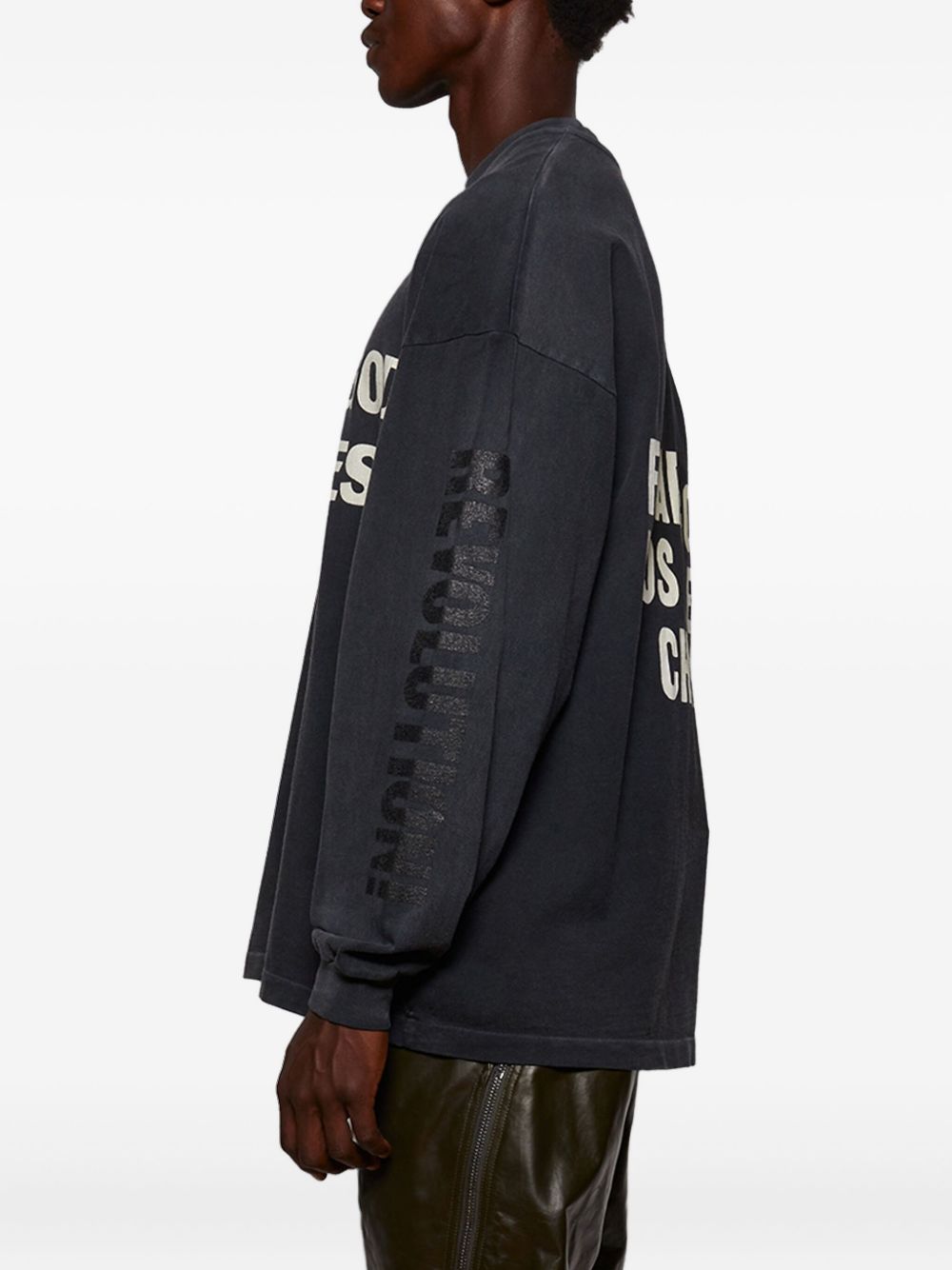 Long-Sleeve Cotton T-Shirt Fear of god оригінал – Купити в Україні – збільшений вид