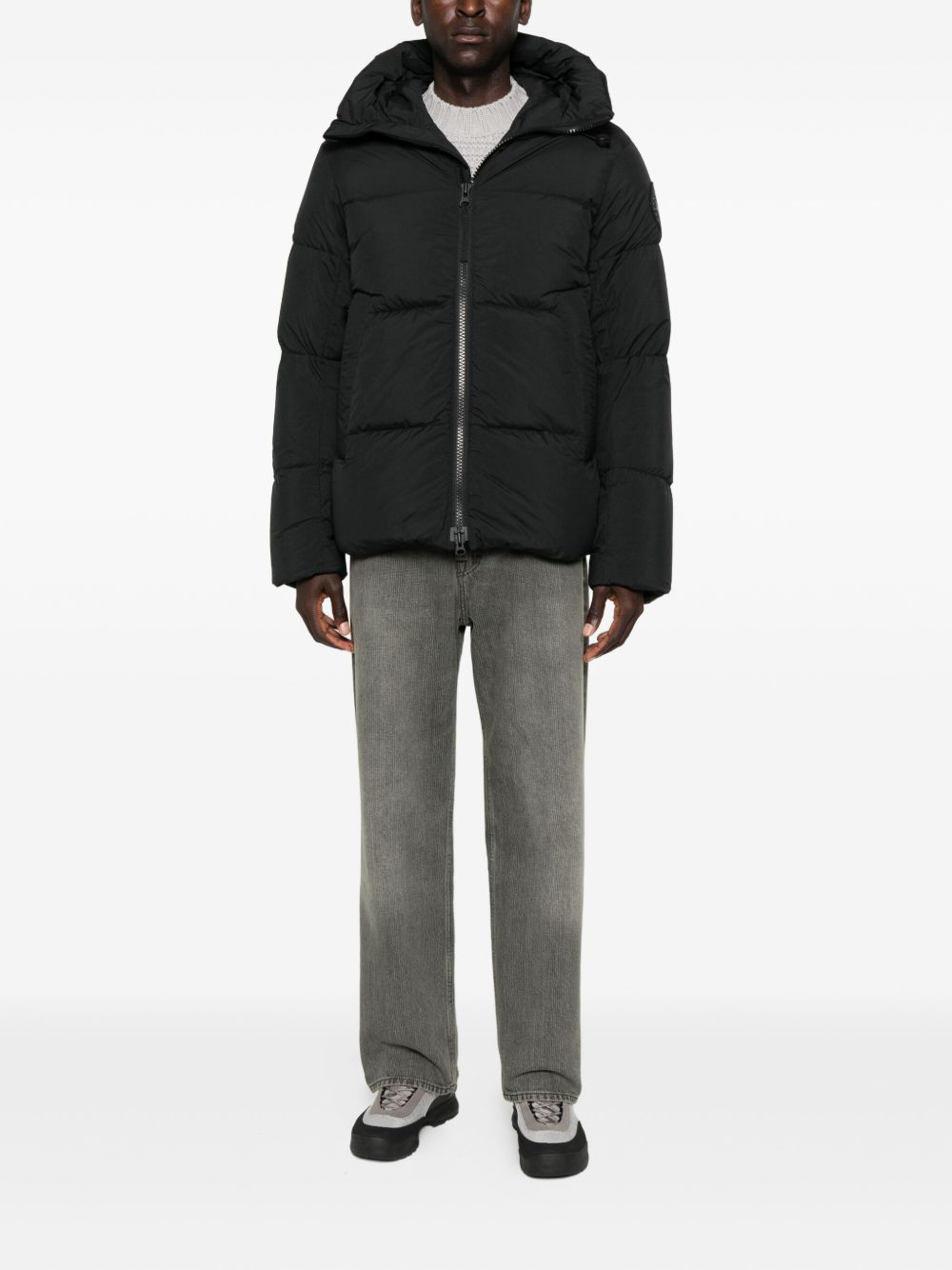 Logo-Motif Puffer Jacket Canada goose – Гарантія оригінальності – детальний вид