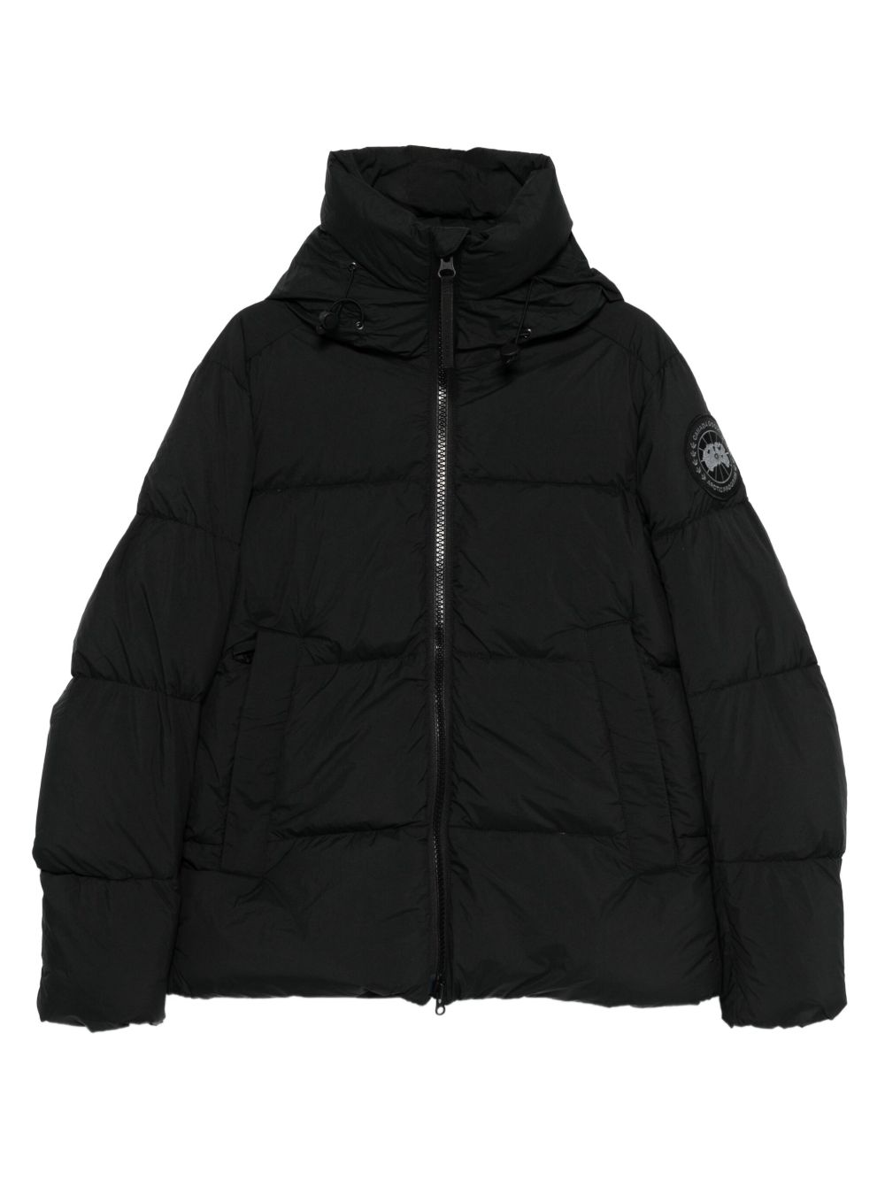 Logo-Motif Puffer Jacket Canada goose – Гарантія оригінальності – боковий вид