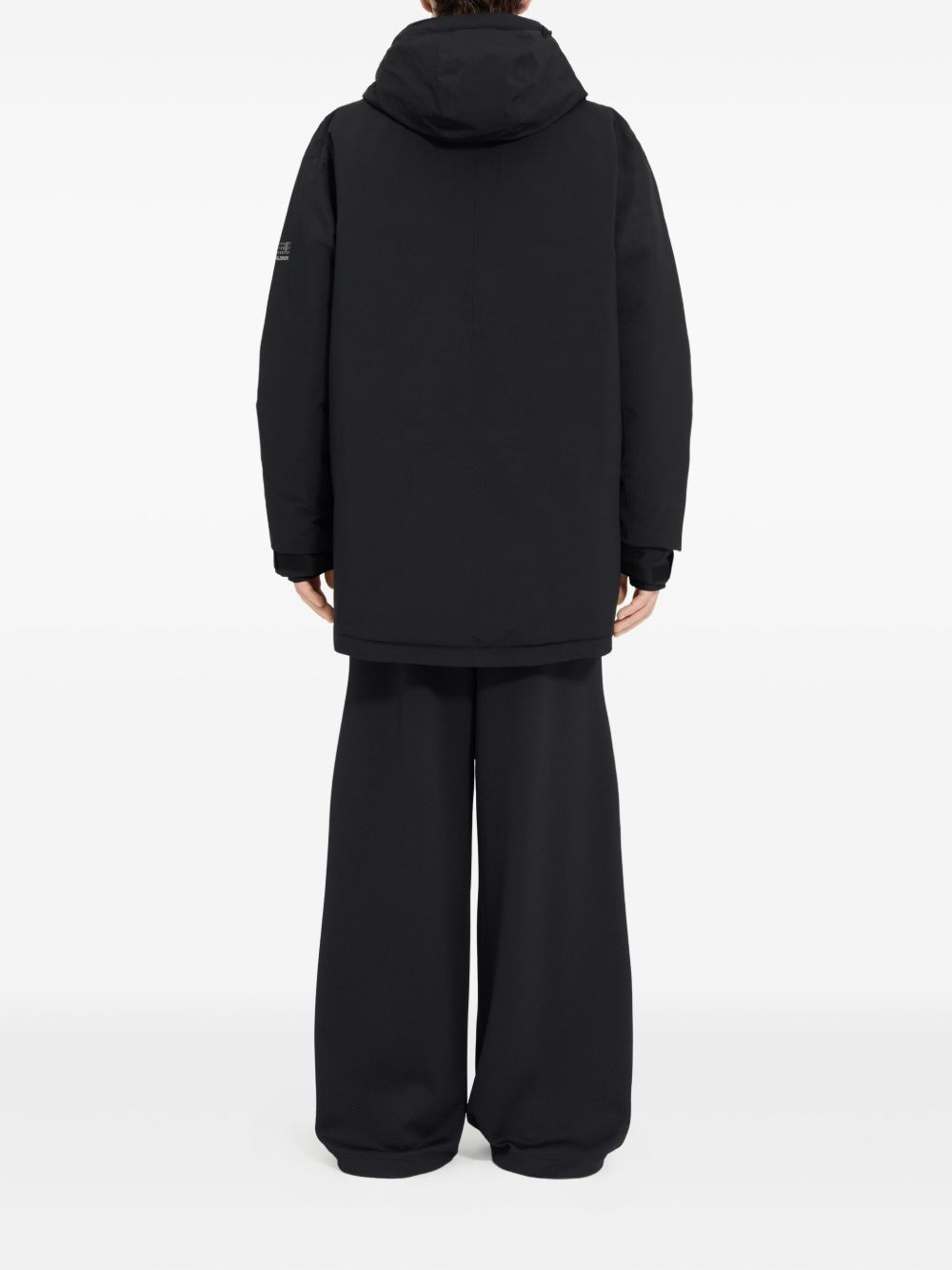 Hooded Zip-Front Jacket Maison margiela – Гарантія оригінальності – вид ззаду