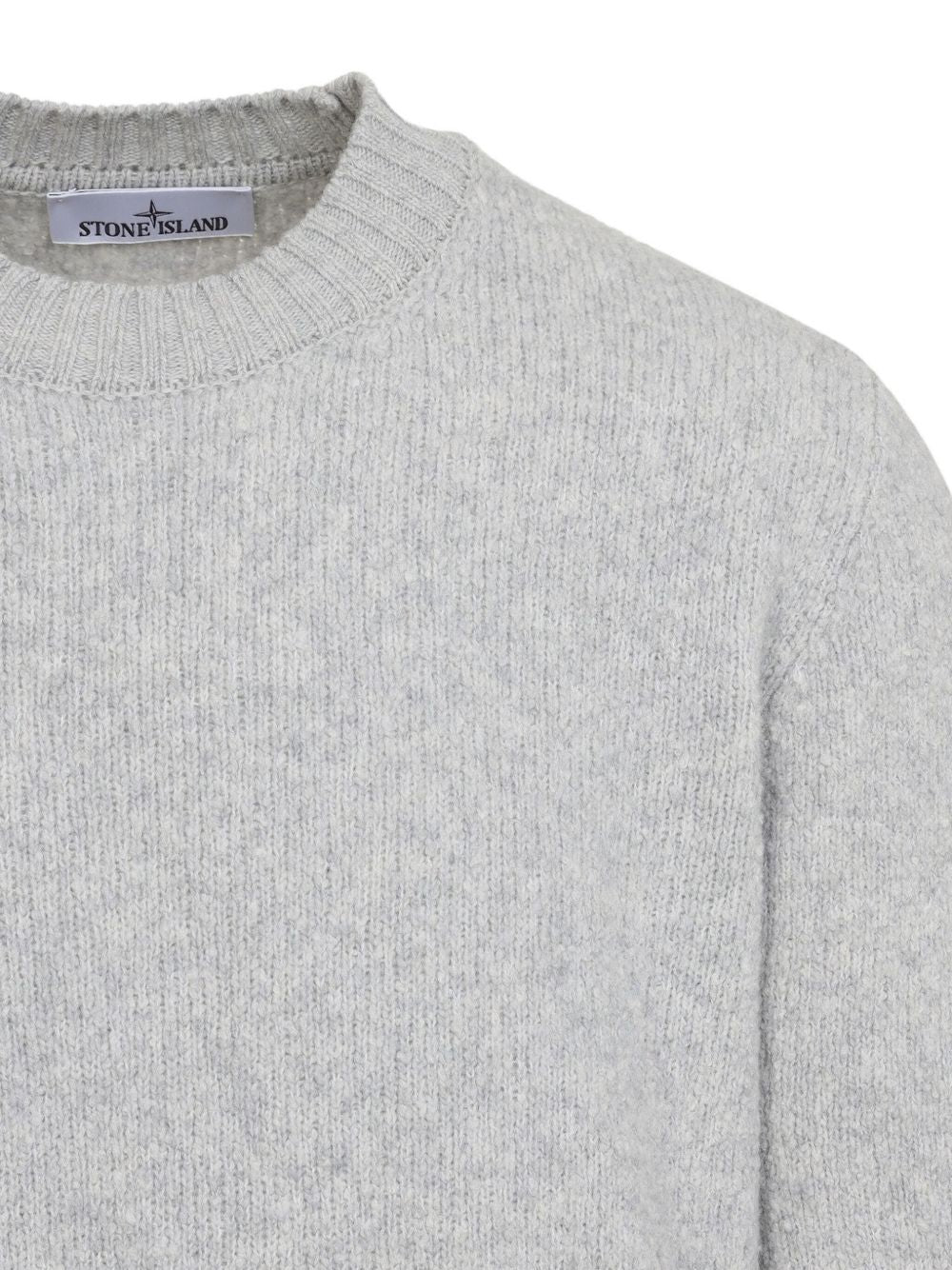 Ribbed Crew-Neck Sweater Stone island – Гарантія оригінальності – вид ззаду