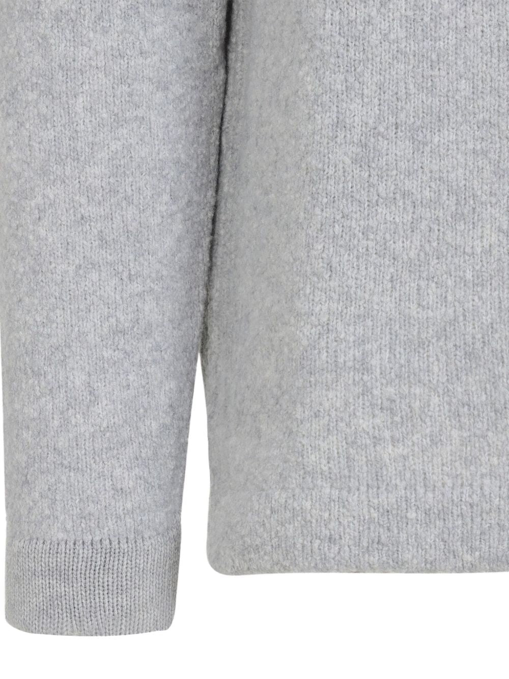 Ribbed Crew-Neck Sweater Stone island – Гарантія оригінальності – детальний вид