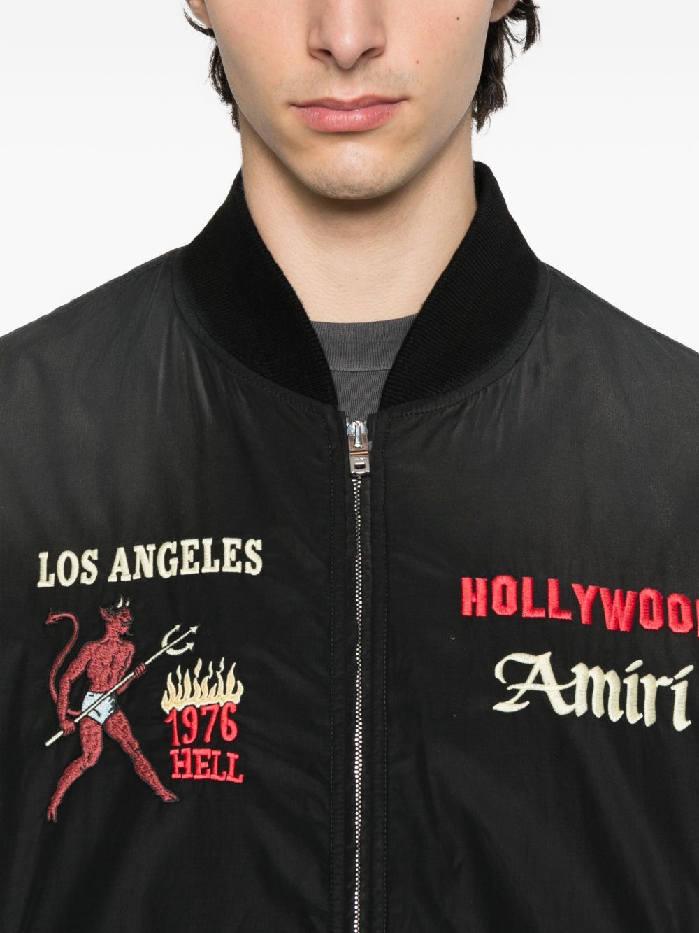Embellished Bomber Jacket Amiri – Гарантія оригінальності – збільшений вид