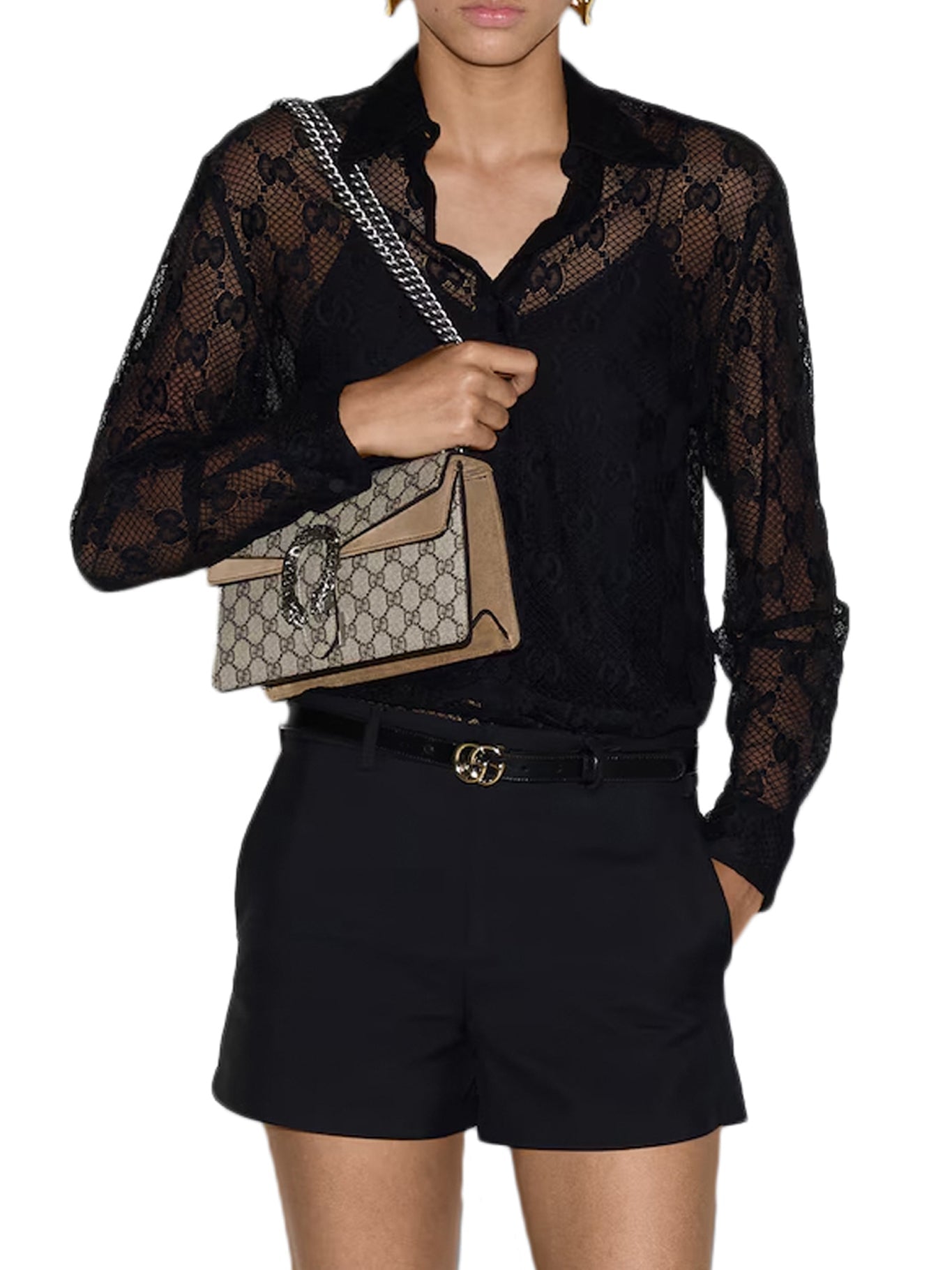 Dionysus Shoulder Bag Medium Size Gucci – Гарантія оригінальності – вид ззаду