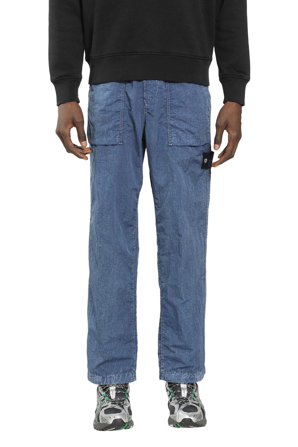 3100001 Nylon Indigo Tc Trousers Stone island оригінал – Купити в Україні – боковий вид