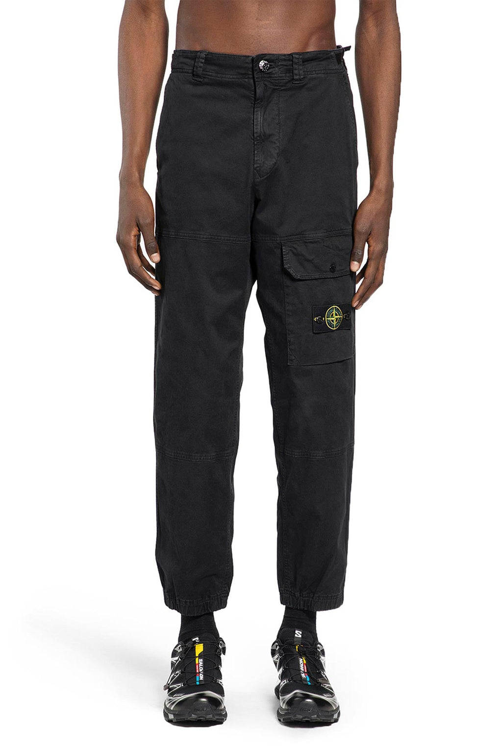 3100033 Old Effect Twill Cargo Pants Stone island – Гарантія оригінальності – вид ззаду