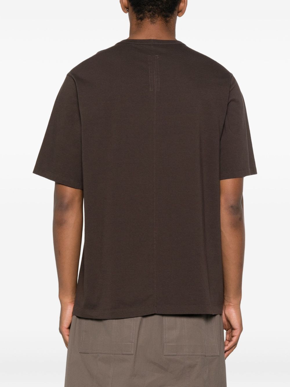Оригінальна Short-Sleeved Organic-Cotton T-Shirt Rick owens – детальний вид
