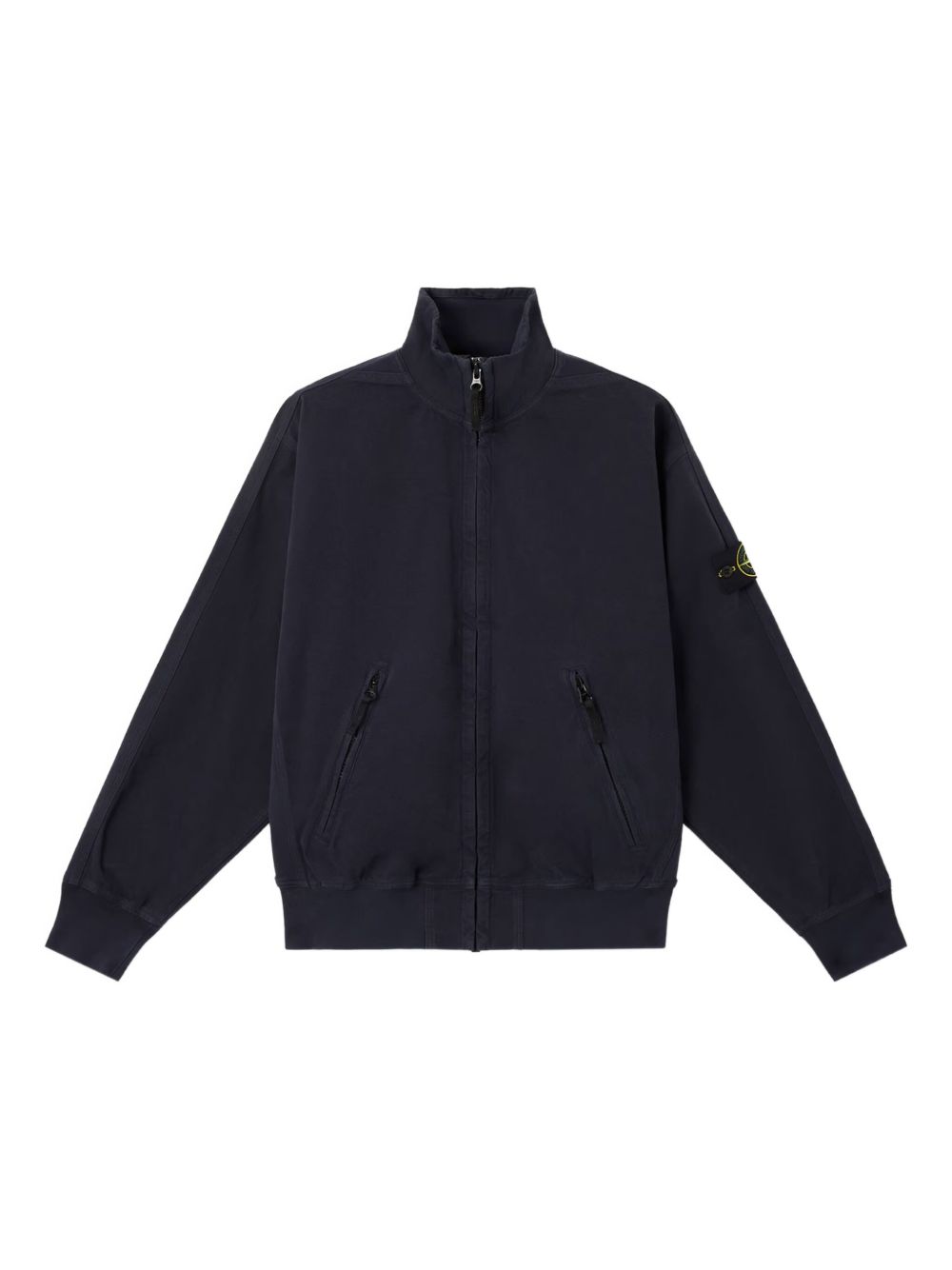 Zip-Fastening Welt-Pockets Sweatshirt Stone island оригінал – Купити в Україні – боковий вид