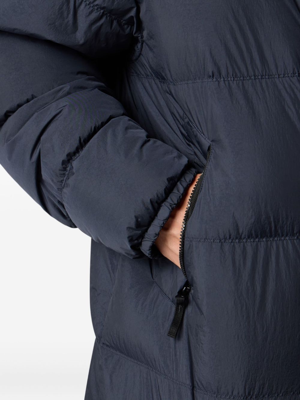 Quilted Hooded Jacket Navy Blue Stone island оригінал – Купити в Україні – збільшений вид