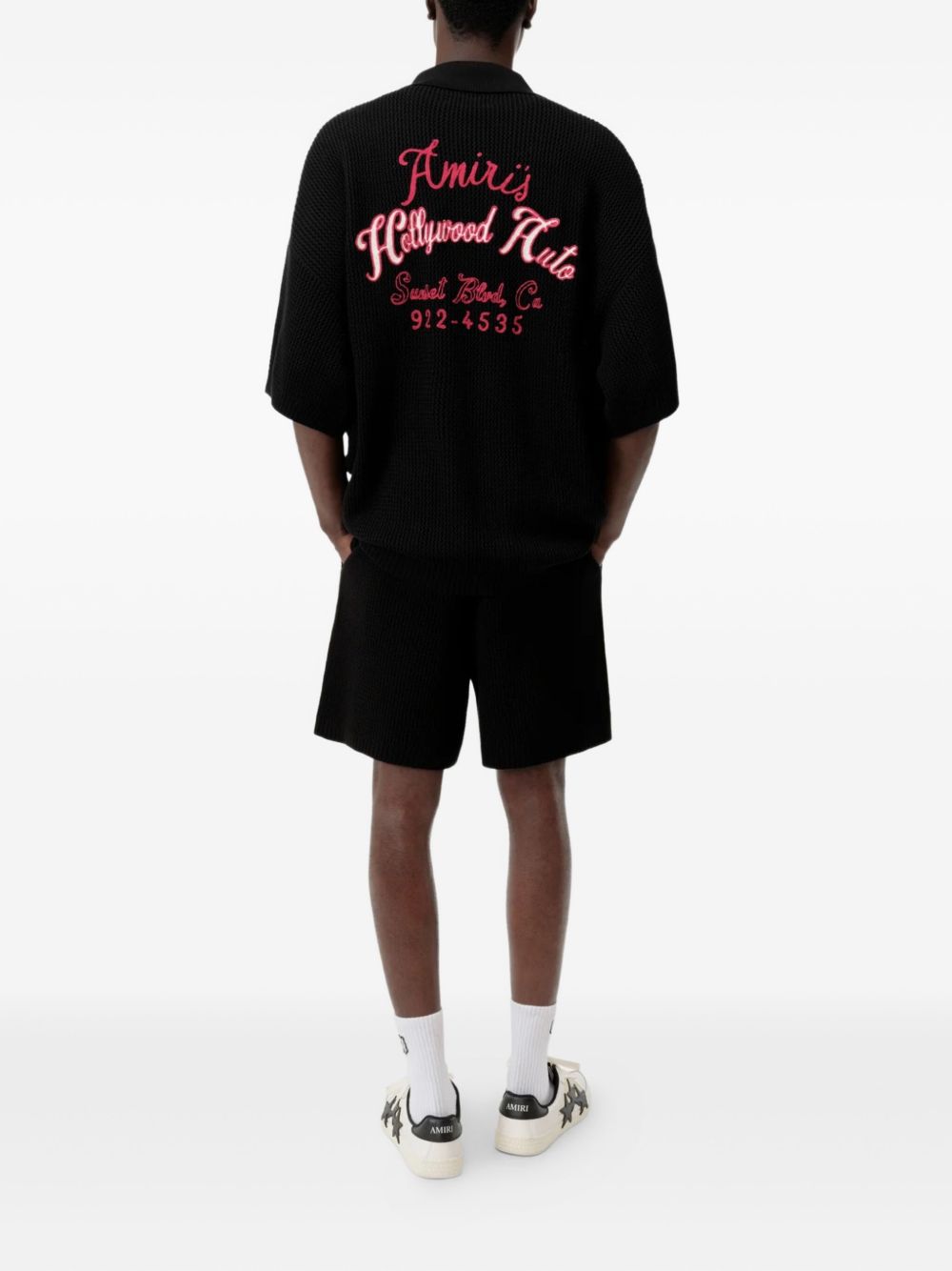 Embroidered Knitted Shirt Amiri оригінал – Купити в Україні – вид ззаду