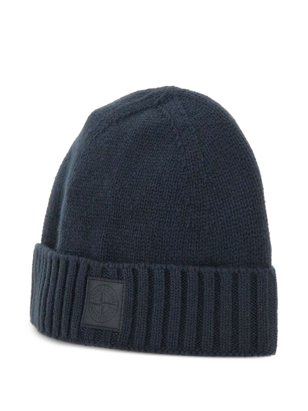 Compass-Logo Cuff Beanie Stone island оригінал – Купити в Україні – боковий вид