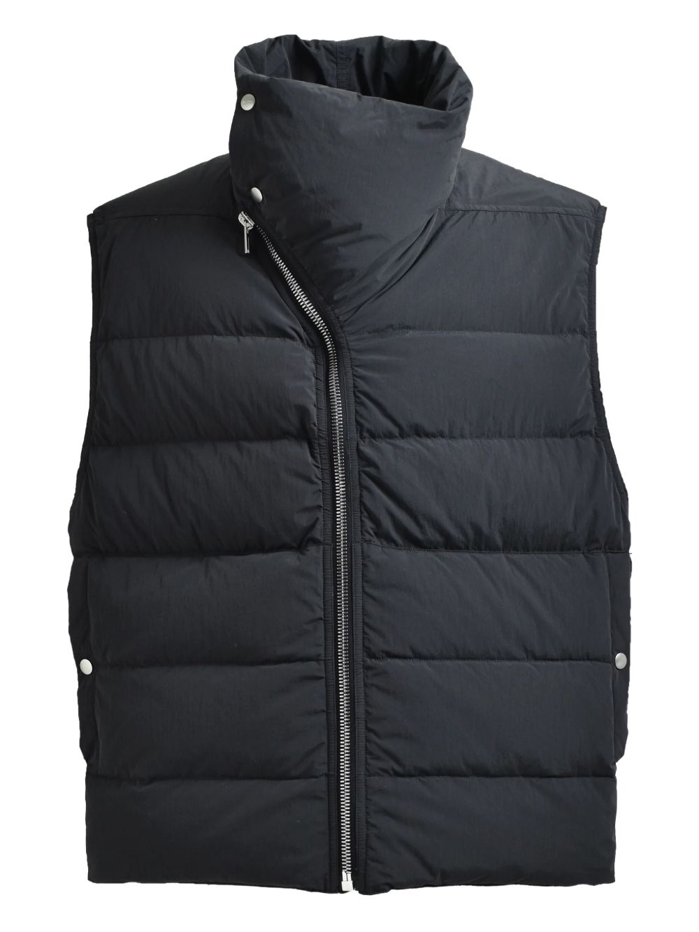 Quilted Asymmetrical Vest Rick owens оригінал – Купити в Україні – боковий вид