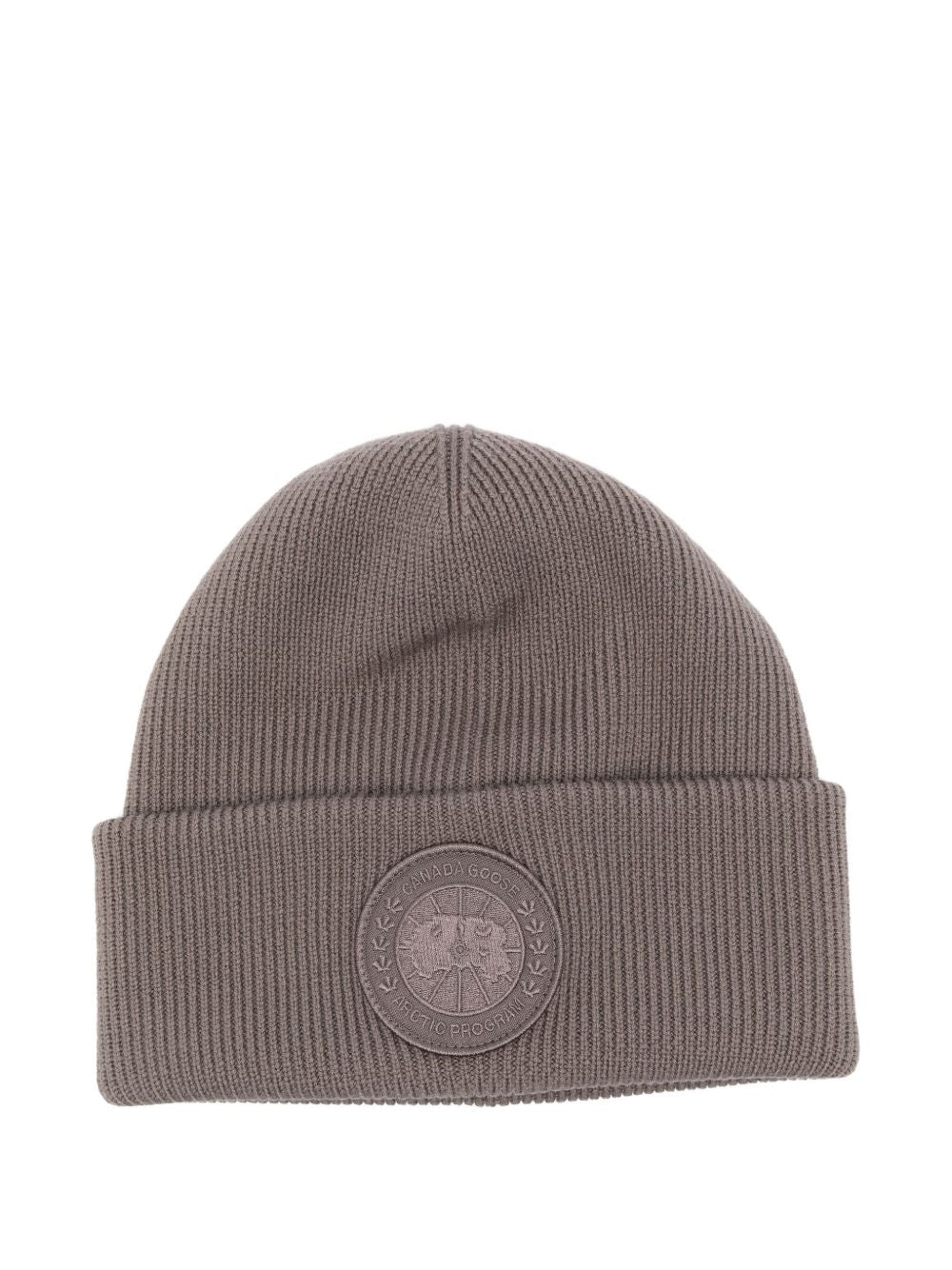 Ribbed Logo-Patch Beanie Canada goose – Гарантія оригінальності – боковий вид