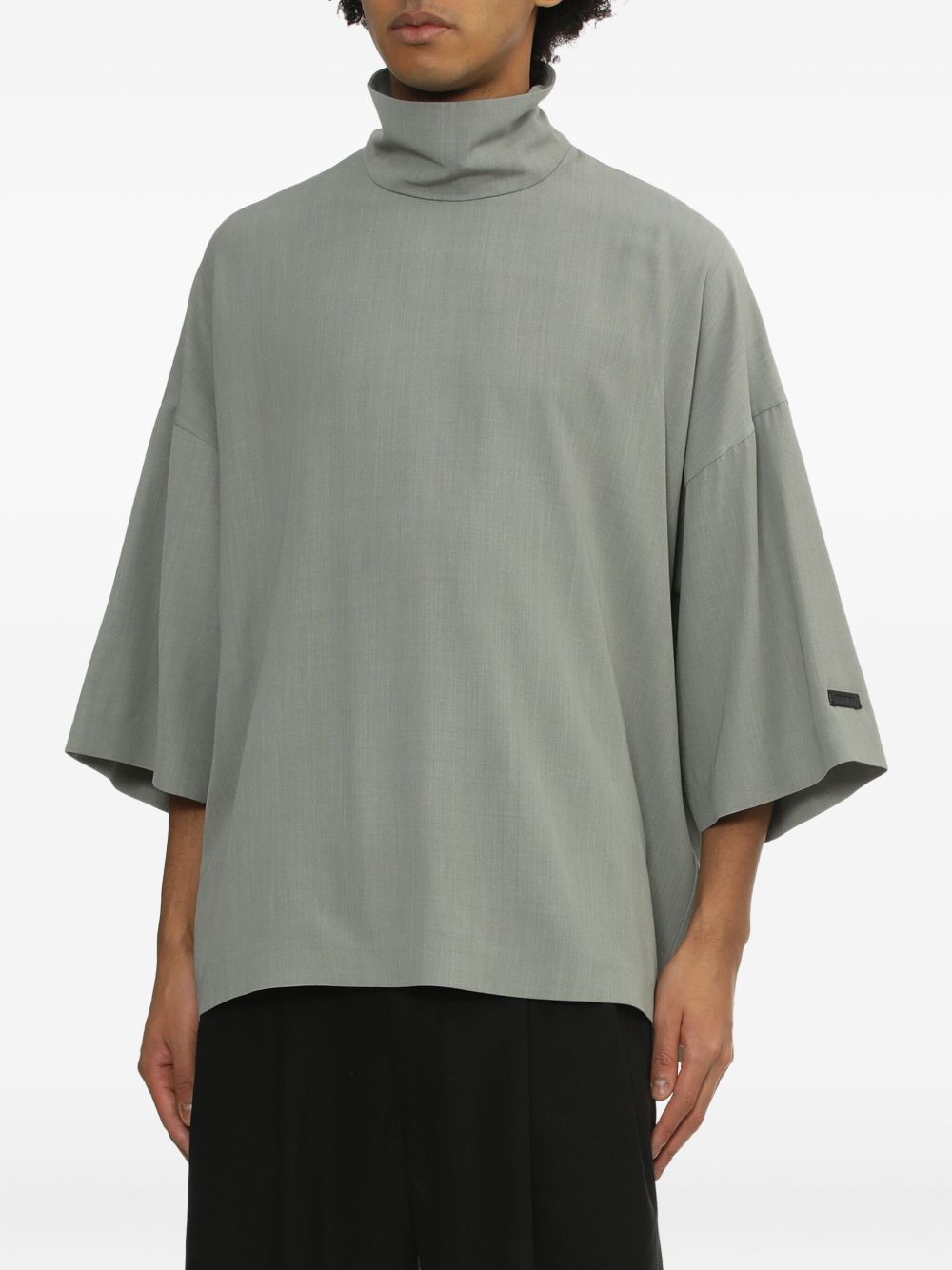 Оригінальна High-Neck Short-Sleeve T-Shirt Fear of god – вид ззаду