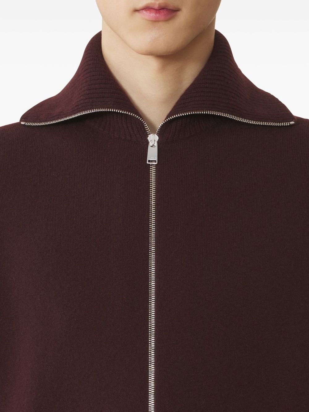 Оригінальна Zip-Fastening Cashmere Cardigan Lanvin – вид ззаду