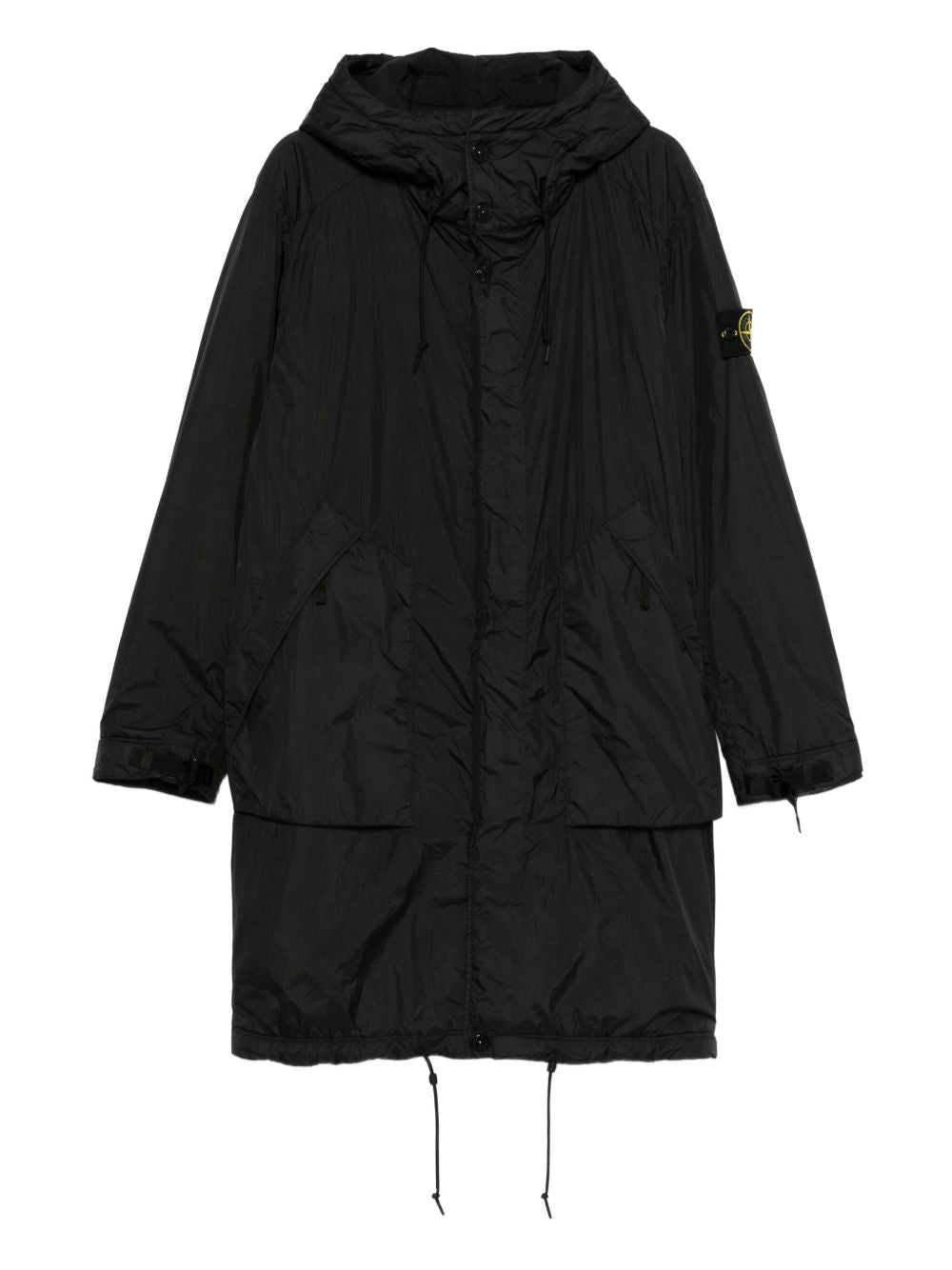 Оригінальна Hooded Drawstring Coat Stone island – боковий вид