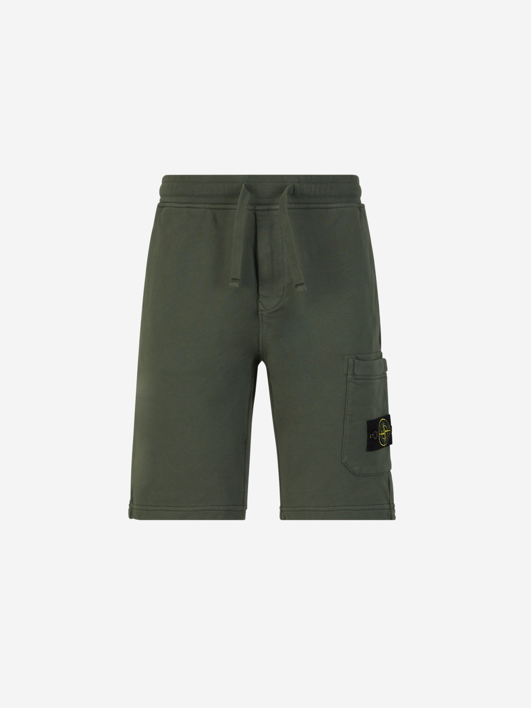 Cotton Cargo Bermuda Shorts Stone island – Гарантія оригінальності – боковий вид