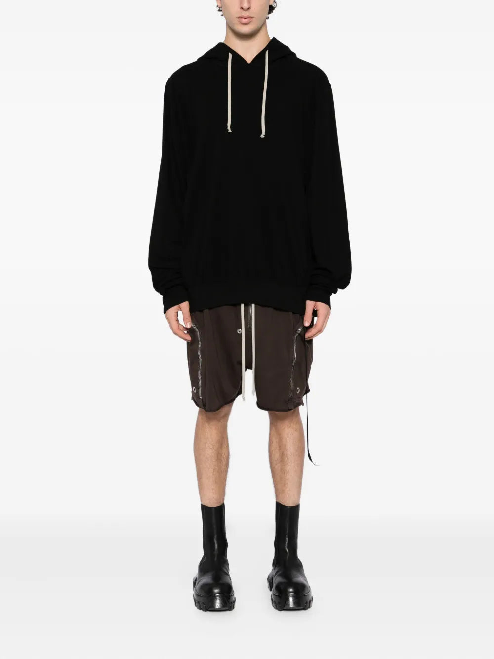 Cotton Hoodie Rick owens оригінал – Купити в Україні – вид ззаду