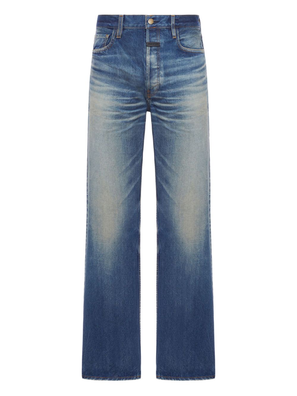 Straight-Leg Cotton Jeans Fear of god – Гарантія оригінальності – боковий вид