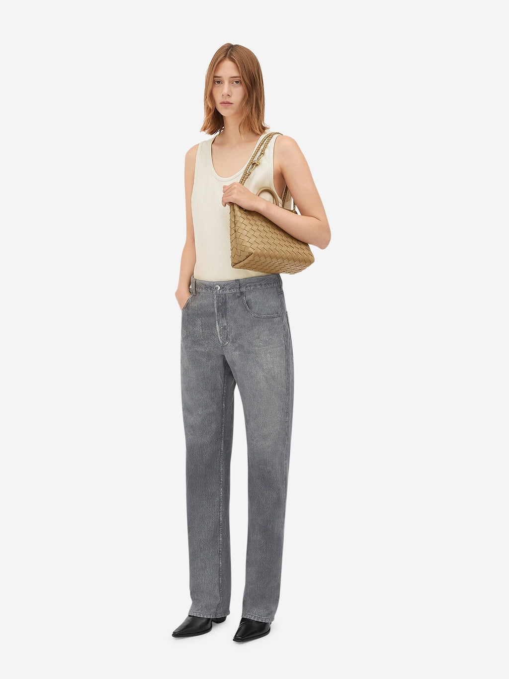 Andiamo S Shoulder Bag Bottega veneta оригінал – Купити в Україні – збільшений вид