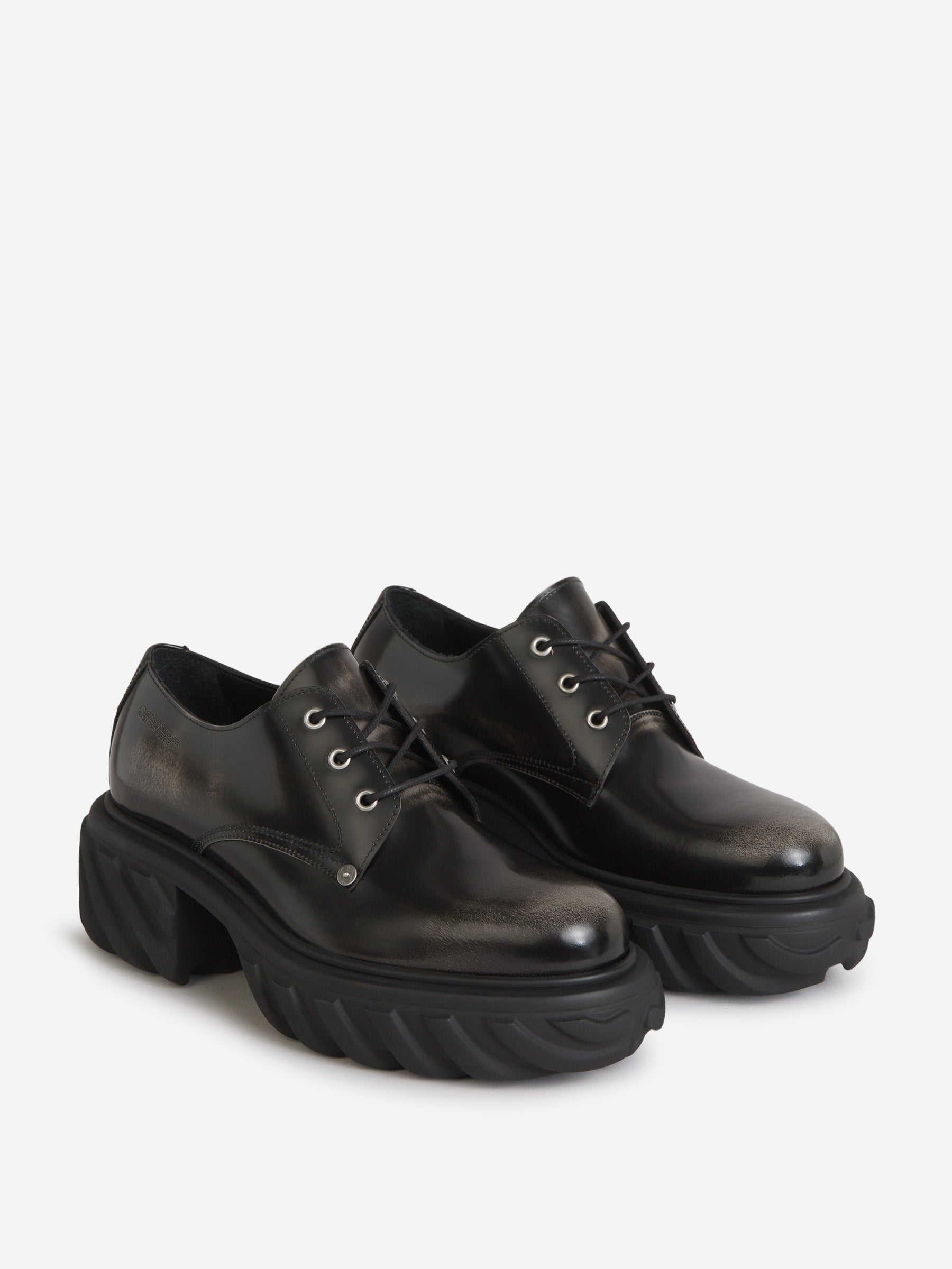 Laces Derby Shoes Off-white – Гарантія оригінальності – вид ззаду
