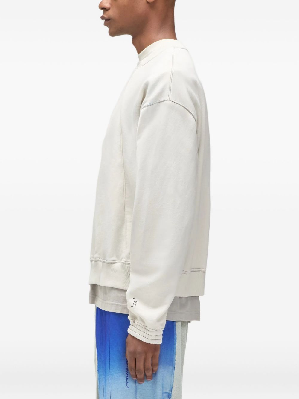Panelled Cotton Sweatshirt A cold wall оригінал – Купити в Україні – збільшений вид
